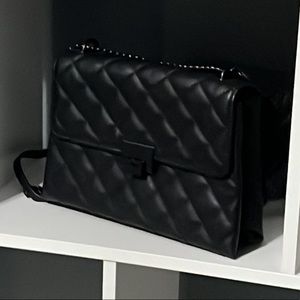 ALDO all black x quilted crossbody